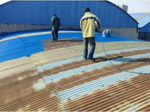 彩鋼頂噴漆連工帶料多少錢一平方？